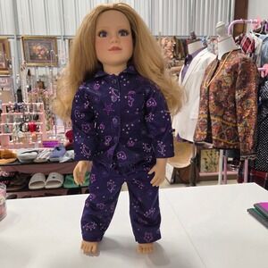 My Twinn Doll 1999 Space Stars Pajamas Blonde Purplish  Eyes Vintage Collectible